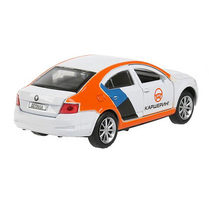 Machine en métal "skoda octavia karshering" 12 cm, ouverte, inerte., bel dans le cor. Parc technologique en cor2*36шт