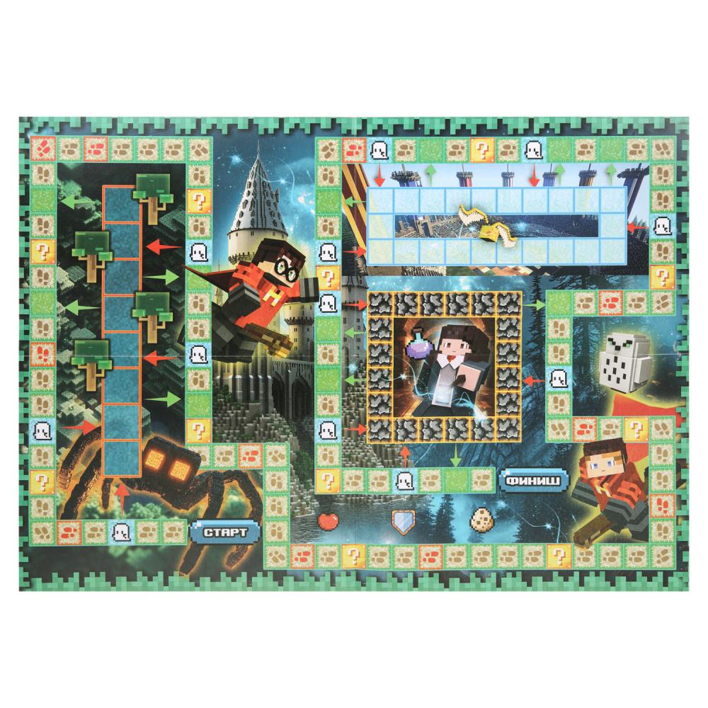 Школа чародейства и по мотивам Майнкрафт. Настольная игра. 217х330х27 мм. Умные игры в кор.20шт