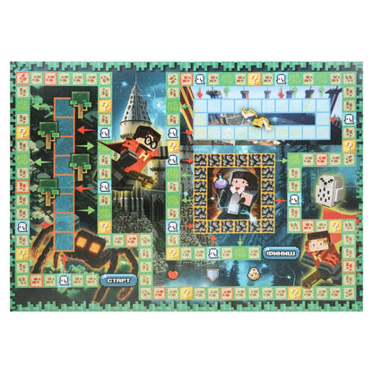 Школа чародейства и по мотивам Майнкрафт. Настольная игра. 217х330х27 мм. Умные игры в кор.20шт