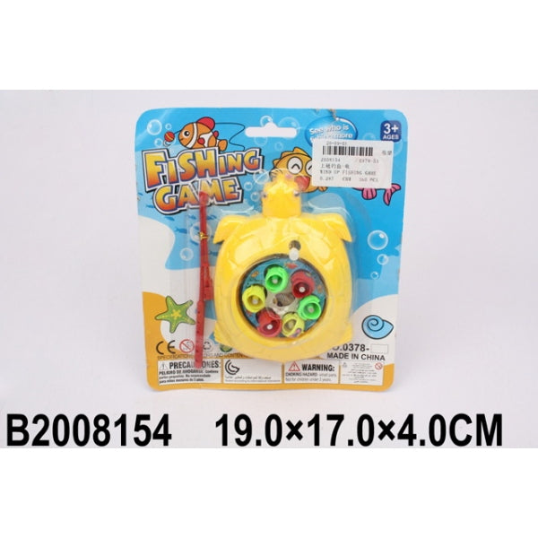 Игра рыбалка заводная, цвет в ассорти. 0378 на карт. в кор.2*180шт