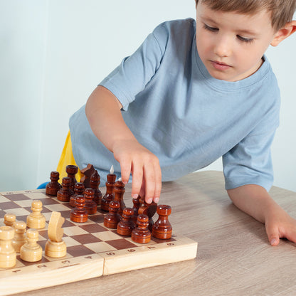 Игровая настольная Шахматы деревянные, поле 29см х 29см