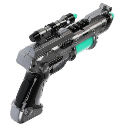 Бластер космический свет-звук, кор.30*21,5*5см ИГРАЕМ ВМЕСТЕ в кор.2*24шт