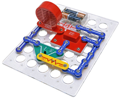 Эл. конструктор ЗНАТОК "Первые шаги в электронике". Набор "В" (15 схем)