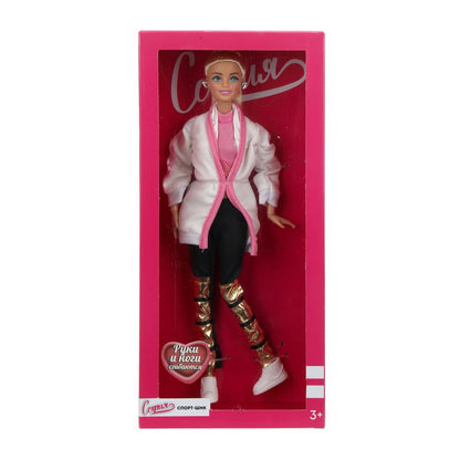 Кукла 29см София, руки и ноги сгиб., кор. КАРАПУЗ в кор.24шт