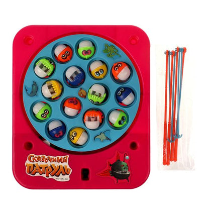 Игра рыбалка СКАЗОЧНЫЙ ПАТРУЛЬ звук, кор.18,5*19,5*4,4см ИГРАЕМ ВМЕСТЕ в кор.2*36шт