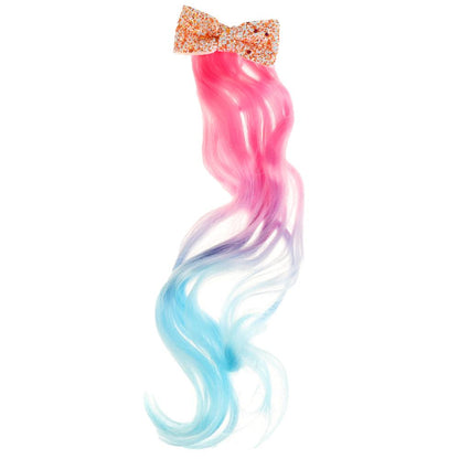 Аксесс д/девочек СКАЗОЧНЫЙ ПАТРУЛЬ прядь волос на заколке (фуксия/син) МИЛАЯ ЛЕДИ уп-10шт в cor.50up