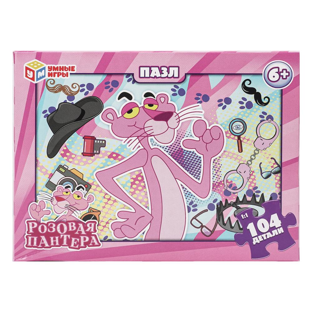 Розовая пантера. Il y a 104 détails dans le robot. 190х141х35 mm. Умные игры. dans кор.24шт