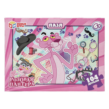 Розовая пантера. Il y a 104 détails dans le robot. 190х141х35 mm. Умные игры. dans кор.24шт