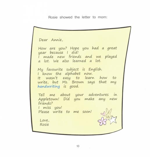 Борисова. Рози пишет письмо (Rosie writes a letter). Учебное пособие на английском языке для детей от 6 лет