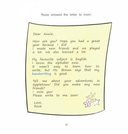Борисова. Рози пишет письмо (Rosie writes a letter). Учебное пособие на английском языке для детей от 6 лет