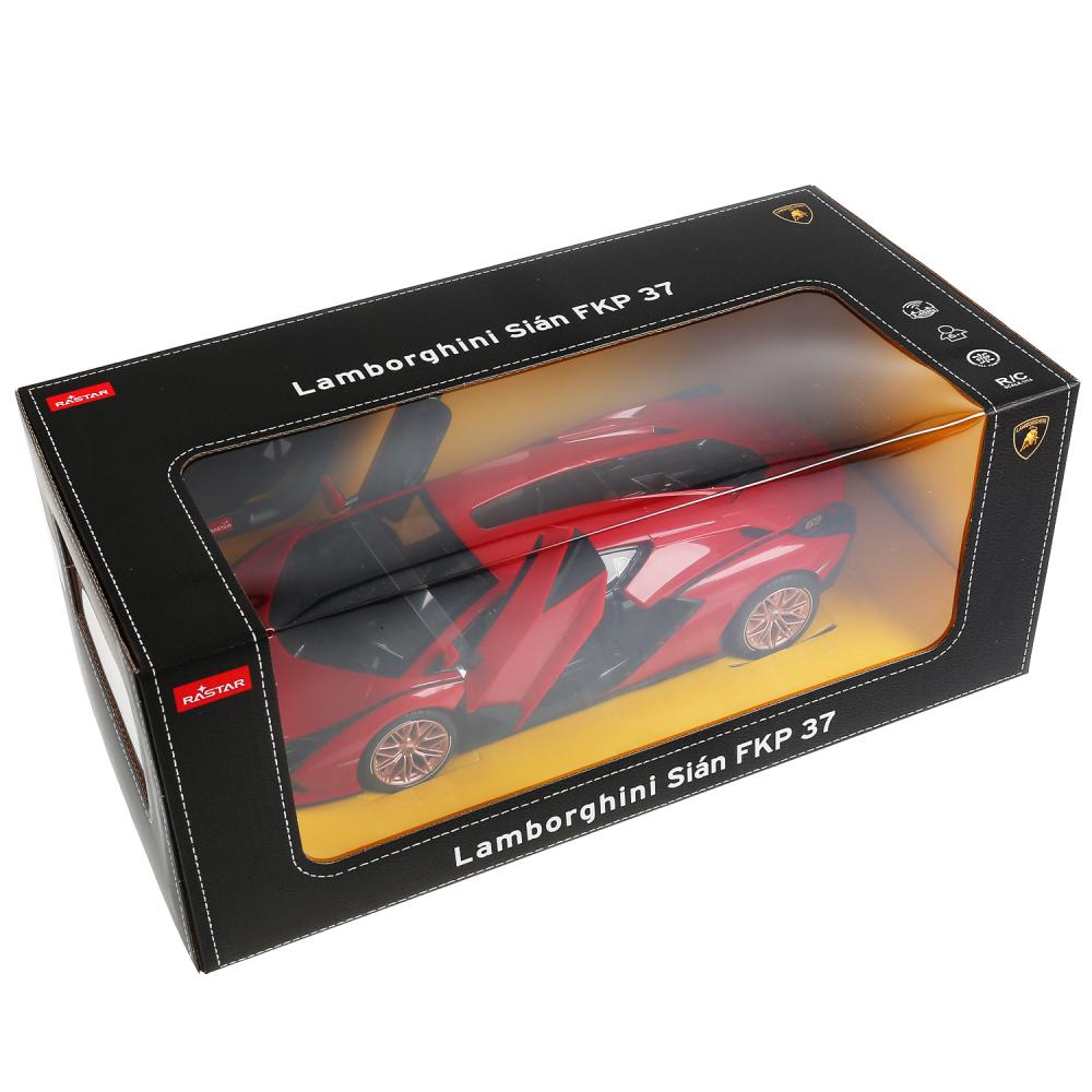 Машина р/у Lamborghini sian 1:14, двери открыв. вручную, свет, цвет в ассорти. в кор. Растар в кор6шт