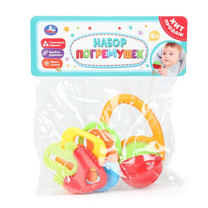 Набор погремушек 2 шт. clés et clés dans le paquet. Умка в кор.2*168наб