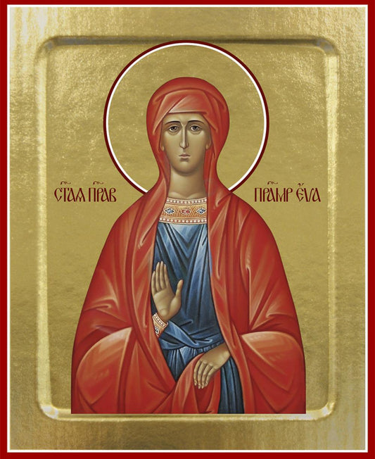 Икона Евы Праматери, праведной (на дереве): 125 х 160