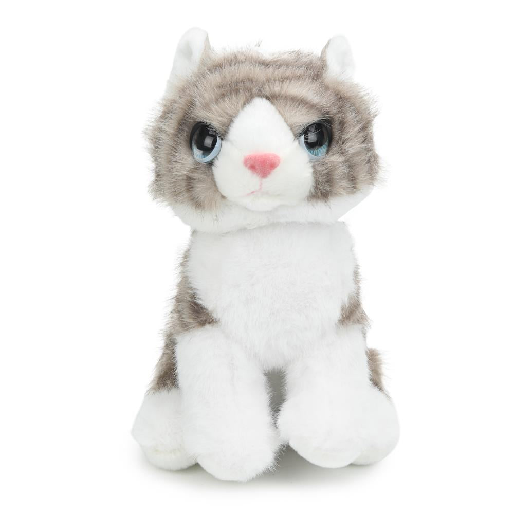 Игрушка мягкая кошка серая 22см, без чипа, в пакете МУЛЬТИ-ПУЛЬТИ в кор.24шт