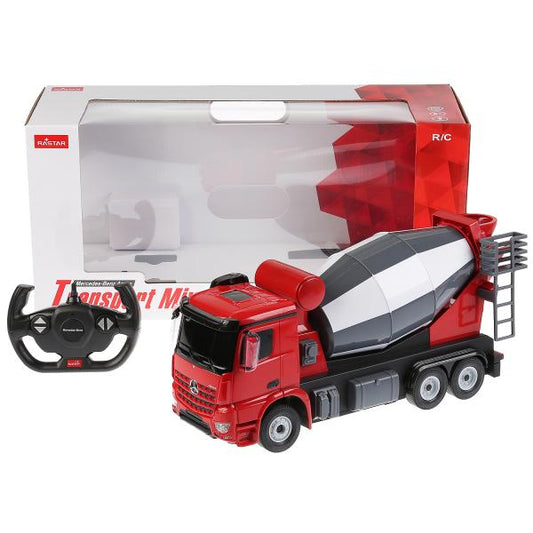 Machine à béton 1:24 de Mercedes-benz, avec un assortiment de couleurs. dans le cor. Rastar en cor.4шт