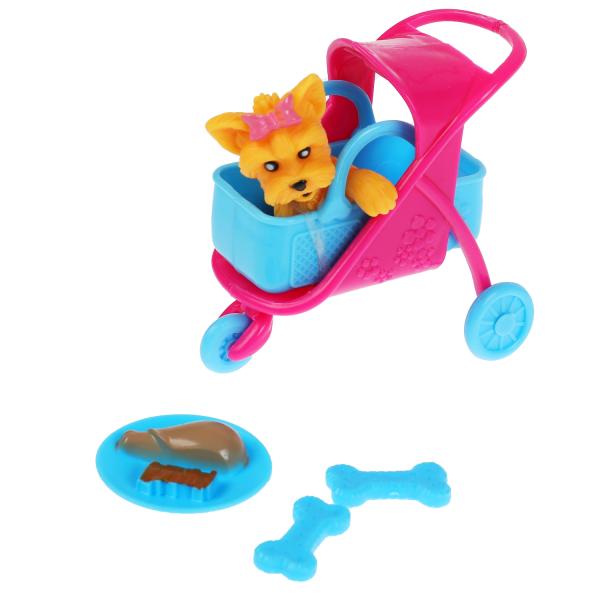 Кукла 29см София в с питомцем,с акс,руки и ноги сгибаются в кор КАРАПУЗ в кор.24шт