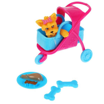 Кукла 29см София в с питомцем,с акс,руки и ноги сгибаются в кор КАРАПУЗ в кор.24шт