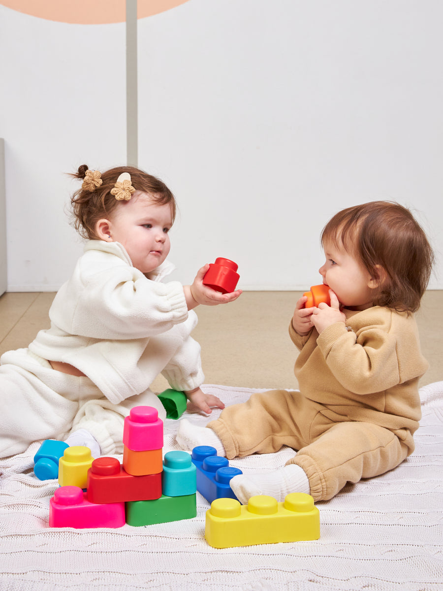 01584 ЦАРСТВО 188023 МЯГКИЕ КИРПИЧИКИ. КОНСТРУКТОР ИЗ МЯГКОГО МАТЕРИАЛА ДЛЯ САМЫХ МАЛЕНЬКИХ. 14 ДЕ