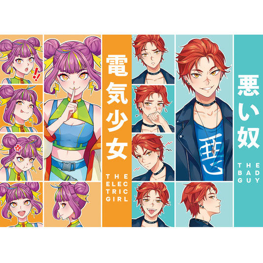 БЛОКНОТ ТОЧКАБУК Манга. ПЕНАРЬ И ДЕВУШКА