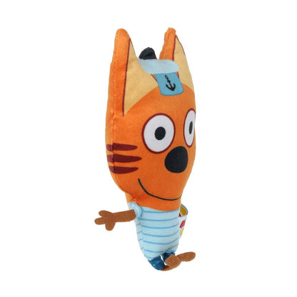 Игрушка мягкая Три Кота три кота Коржик 17см, диджитал с принтом "МУЛЬТИ-ПУЛЬТИ" в кор.96шт