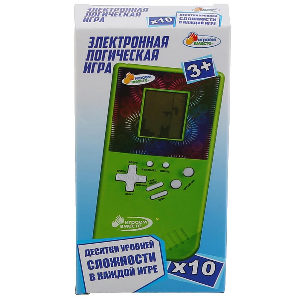 Электронная логическая игра на бат. в кор. 15*7*3см ТМ "ИГРАЕМ ВМЕСТЕ" в кор.2*120шт
