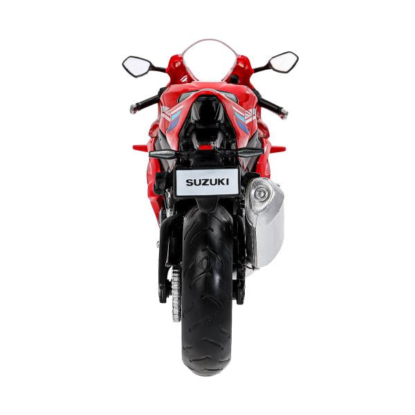 Модель металл suzuki gsx-r1000 МОТОЦИКЛ, 17 см, вращающийся руль, подвеска Технопарк в кор.24шт