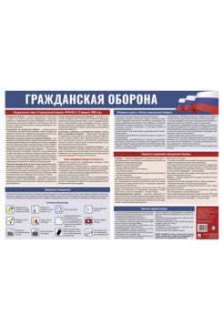 Гражданская оборона. Наглядно-оформительский плакат. А2.-М.:Проспект,2025.