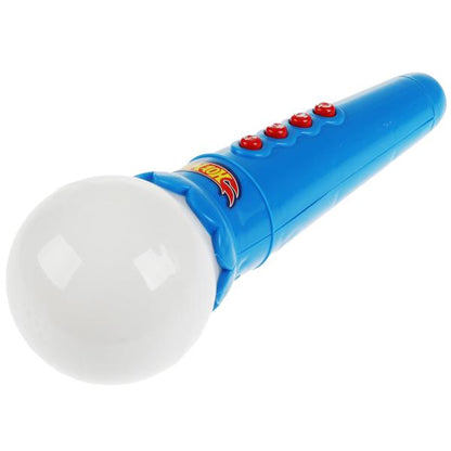 Микрофон Со светом ХОТ ВИЛС 30 песен,фраз,звуков.блист.бат. Умка в кор.120шт