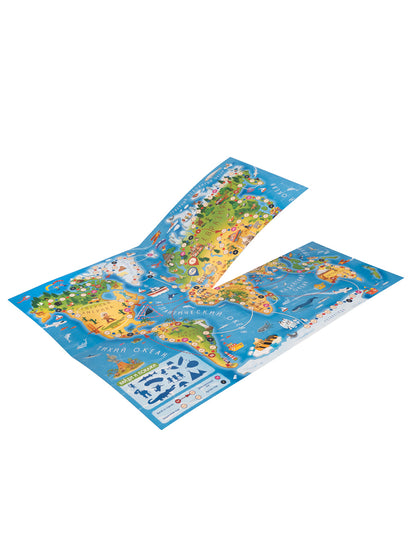 Игра-ходилка настольная "Экспедиция по миру" (европодвес)