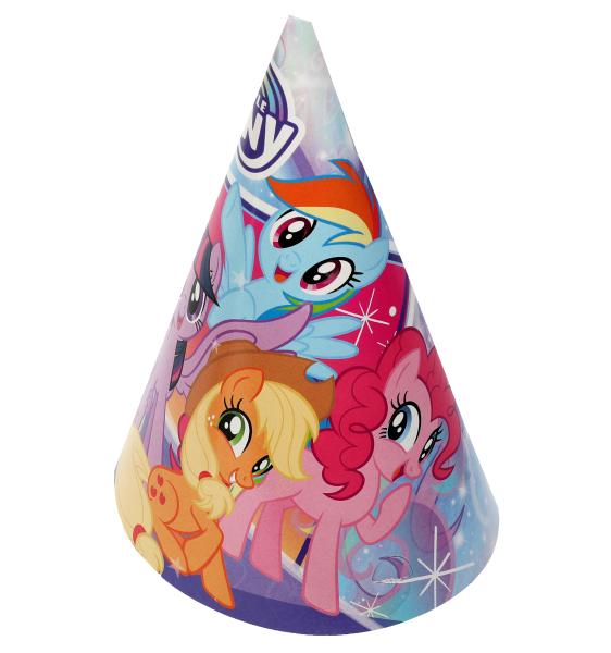 Праздничные колпачки МОЙ МАЛЕНЬКИЙ ПОНИ набор из 6 шт, Товары для праздника в кор.96наб
