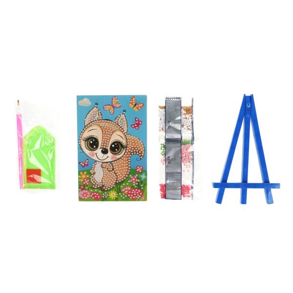 Наб д/тв-ва алмазная мозаика белочка 10*15 см МУЛЬТИ АРТ в кор.50шт