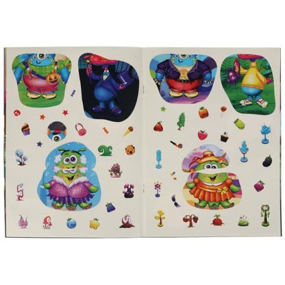 Mode fantastique. Одень куклу с наклейками. Monstres. 210х290мм, 4 étoiles. Умка в кор.50шт