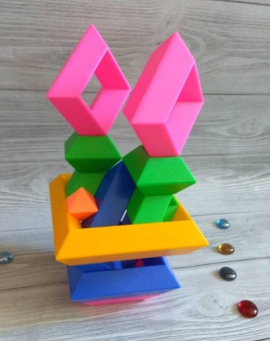 Пирамидка Тип 5 (Эрудит)  (15 деталей)         130*185*130-1 шт           480*400*300 -коробка