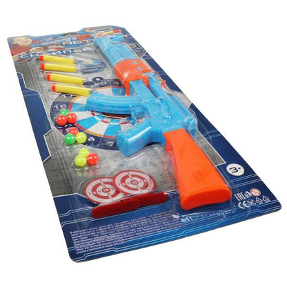 Автомат с мягкими пулями, блист.24,5*57,8*6см ИГРАЕМ ВМЕСТЕ в кор.2*30шт