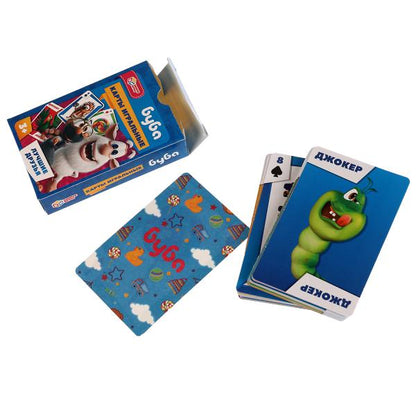 Буба.Лучшие друзья. Игральные карты. 60х90х20 мм. Умные игры в кор.50шт