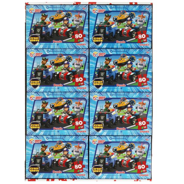 Superщенки. Пазл классический в коробке. 80 pièces. Умные игры в уп.16шт в кор.8уп