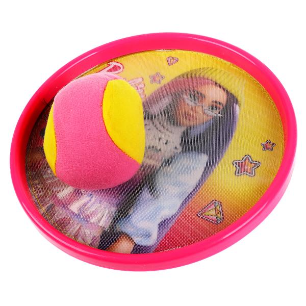 Мячеловка БАРБИ с липучкой ИГРАЕМ ВМЕСТЕ в кор.2*60шт