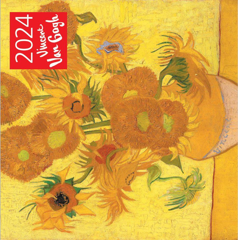 Винсент Ван Гог. Подсолнухи. Календарь настенный на 2024 год (300х300 мм)