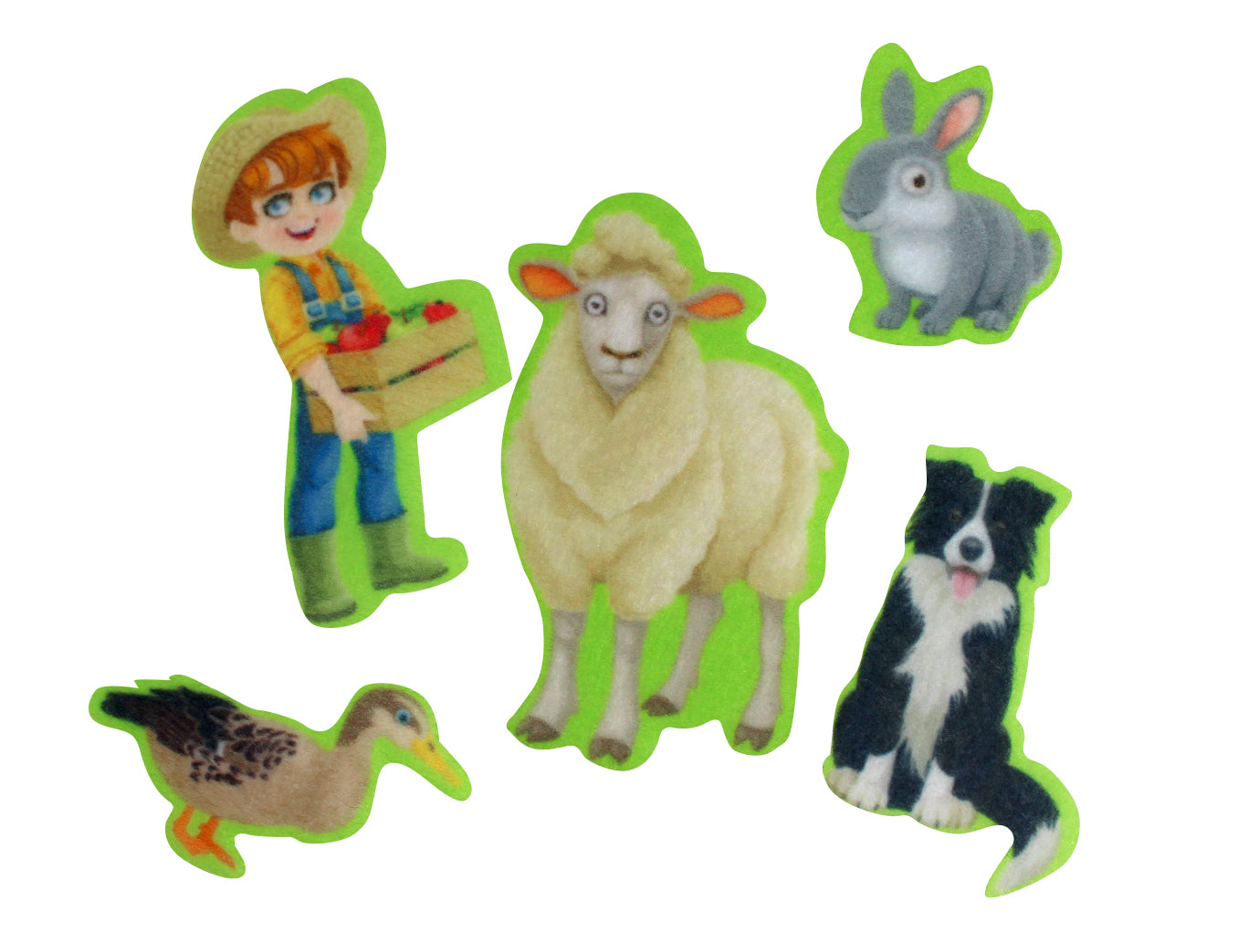 Набор из фетра на липучках "Ферма" (европодвес)