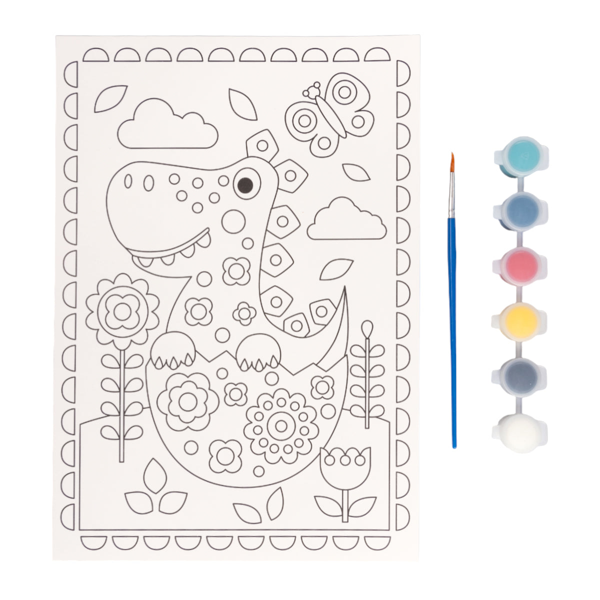 Набор для творчества. Раскраска "Динозаврик"