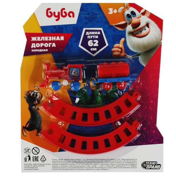 Железная дорога мультяшная БУБА дл.пути 62, блист.20*25*5см ИГРАЕМ ВМЕСТЕ в кор.2*144шт