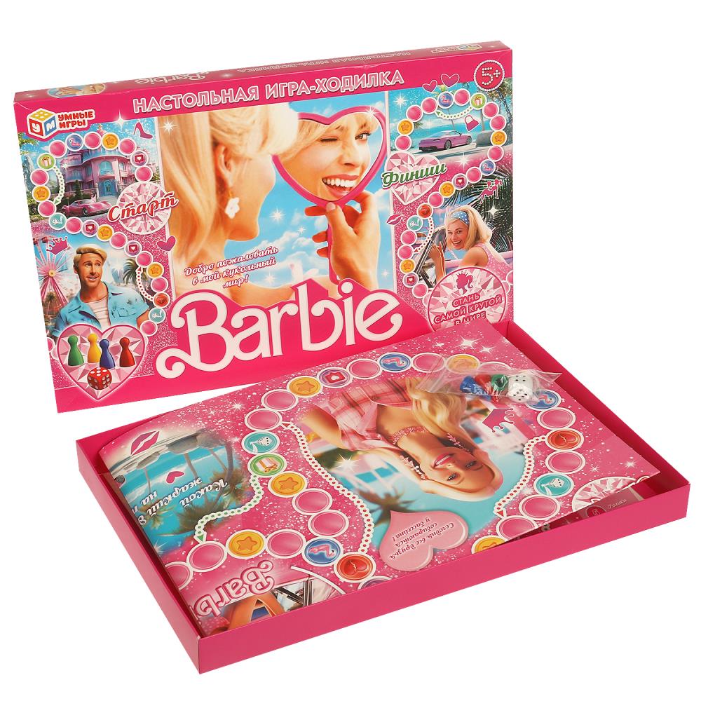 Barbie. Настольная игра-ходилка. 217х330х27 мм. Умные игры в кор.20шт