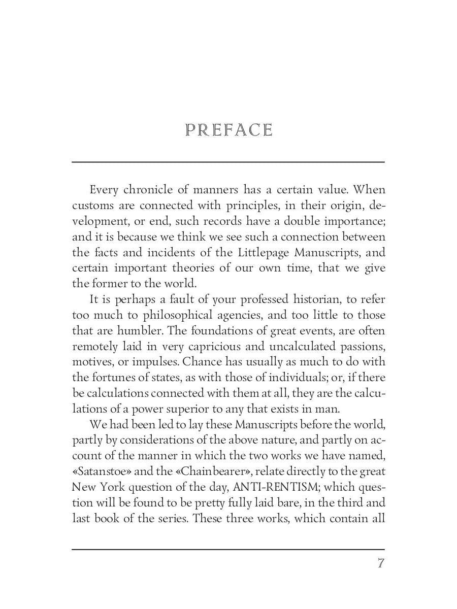 Satanstoe or The Littlepage Manuscripts / Сатаньское или Маленькие манускрипты