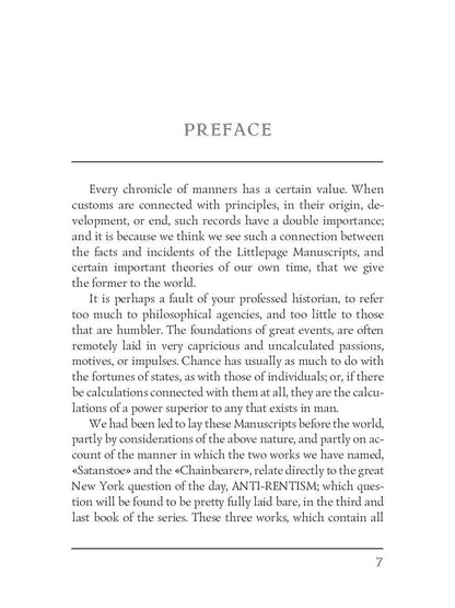 Satanstoe or The Littlepage Manuscripts / Сатаньское или Маленькие манускрипты