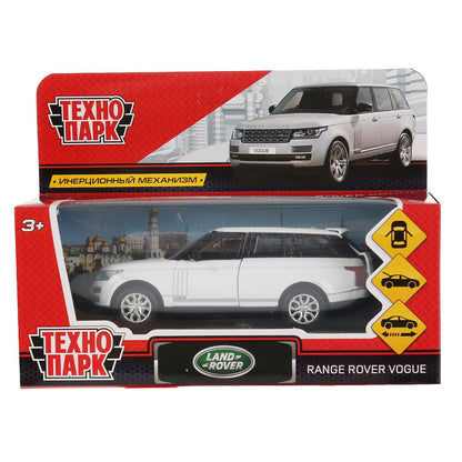 Machine en métal RANGE ROVER VOGUE pour 12 cm, double, bagage, argent, blanc, cor. Parc technologique dans le cor.2*36шт