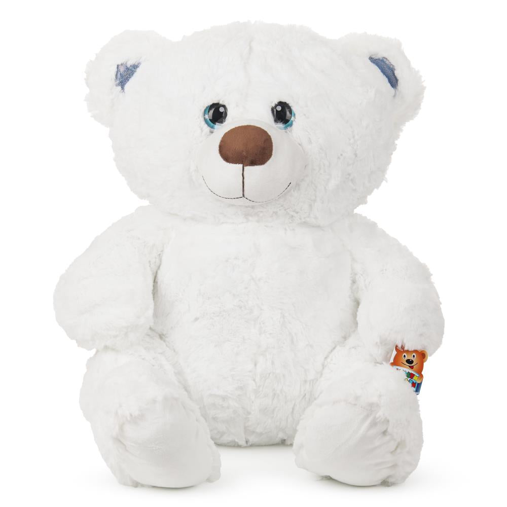 Игрушка мягкая "мульти-пульти" мишка белая с бантиком 50см, без чипа "МУЛЬТИ-ПУЛЬТИ" в кор.24шт