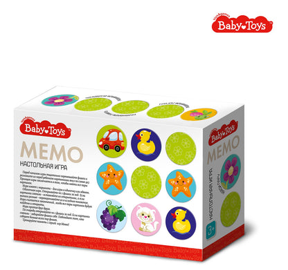 ИГРА НАСТОЛЬНАЯ МЕМО ВABY TOYS в кор.10шт