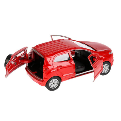 Машина металл FORD Ecosport красный 12см, открыватель. двери, инерц. в кор. Технопарк в кор.2*24шт