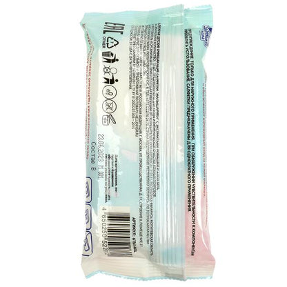 Влажные детские очищающие салфетки МАЛЫШАРИКИ 15 шт. Заботливая мама в кор.180наб