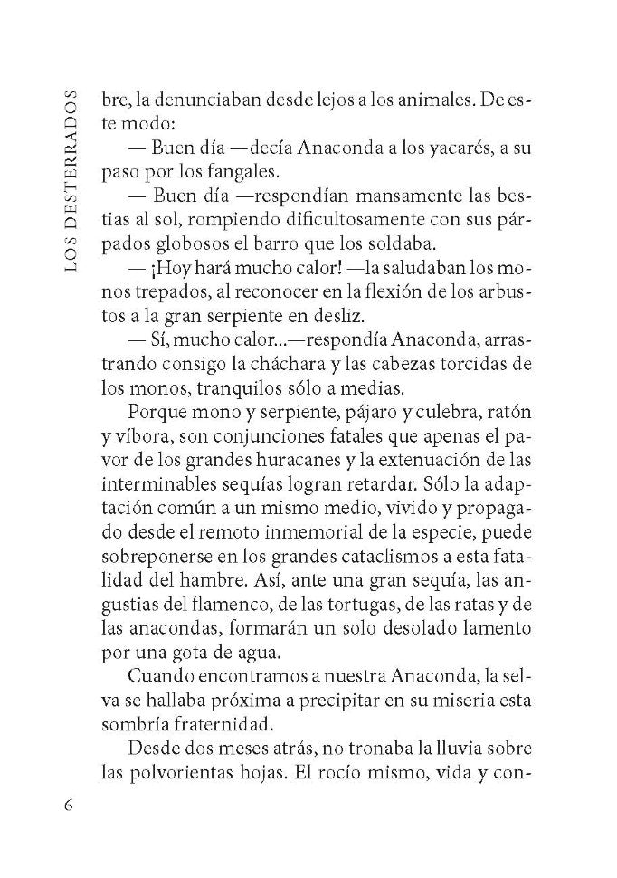 Изгнанники (кн.д/чтения на исп.яз.,неадаптир.) Кирога О. Каро